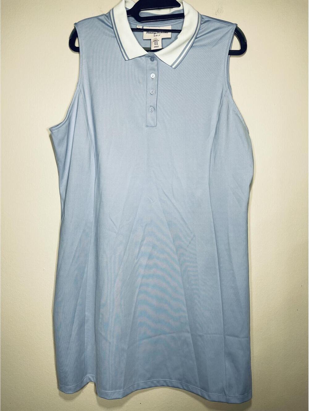 Tommy Bahama Golf Racquet & Paddle Polo Dress Blue XL Preppy